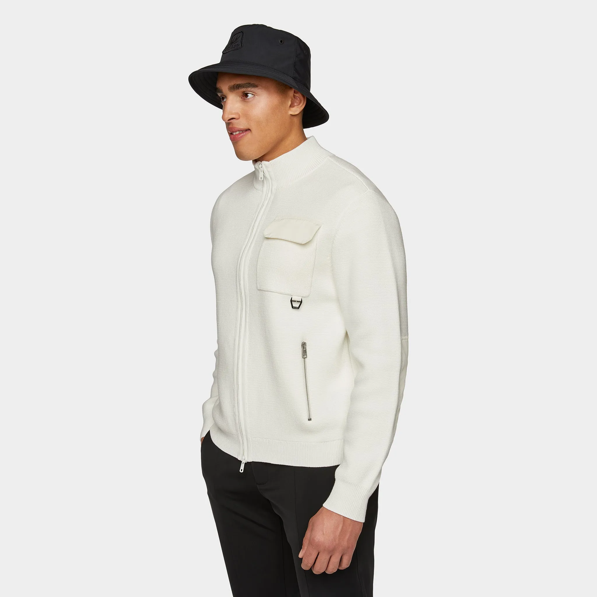 Full Zip Cotton Cardigan