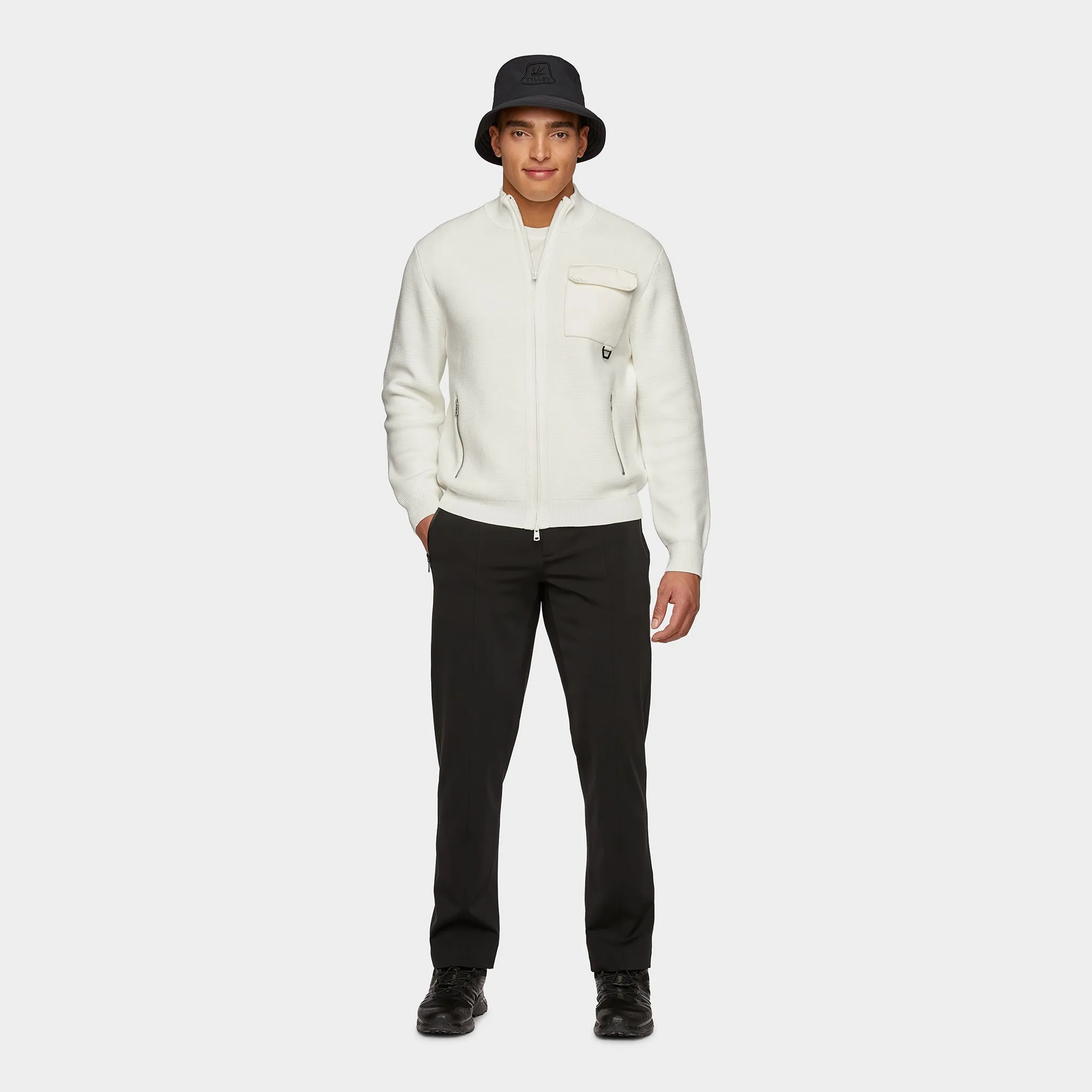 Full Zip Cotton Cardigan