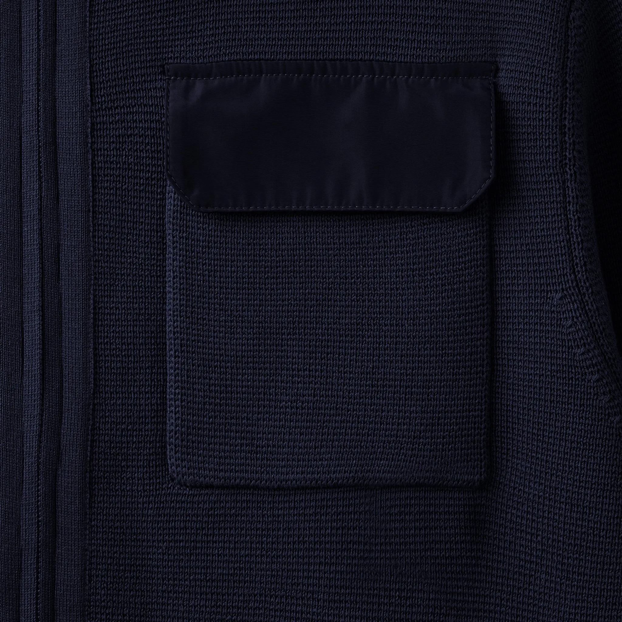 Full Zip Cotton Cardigan