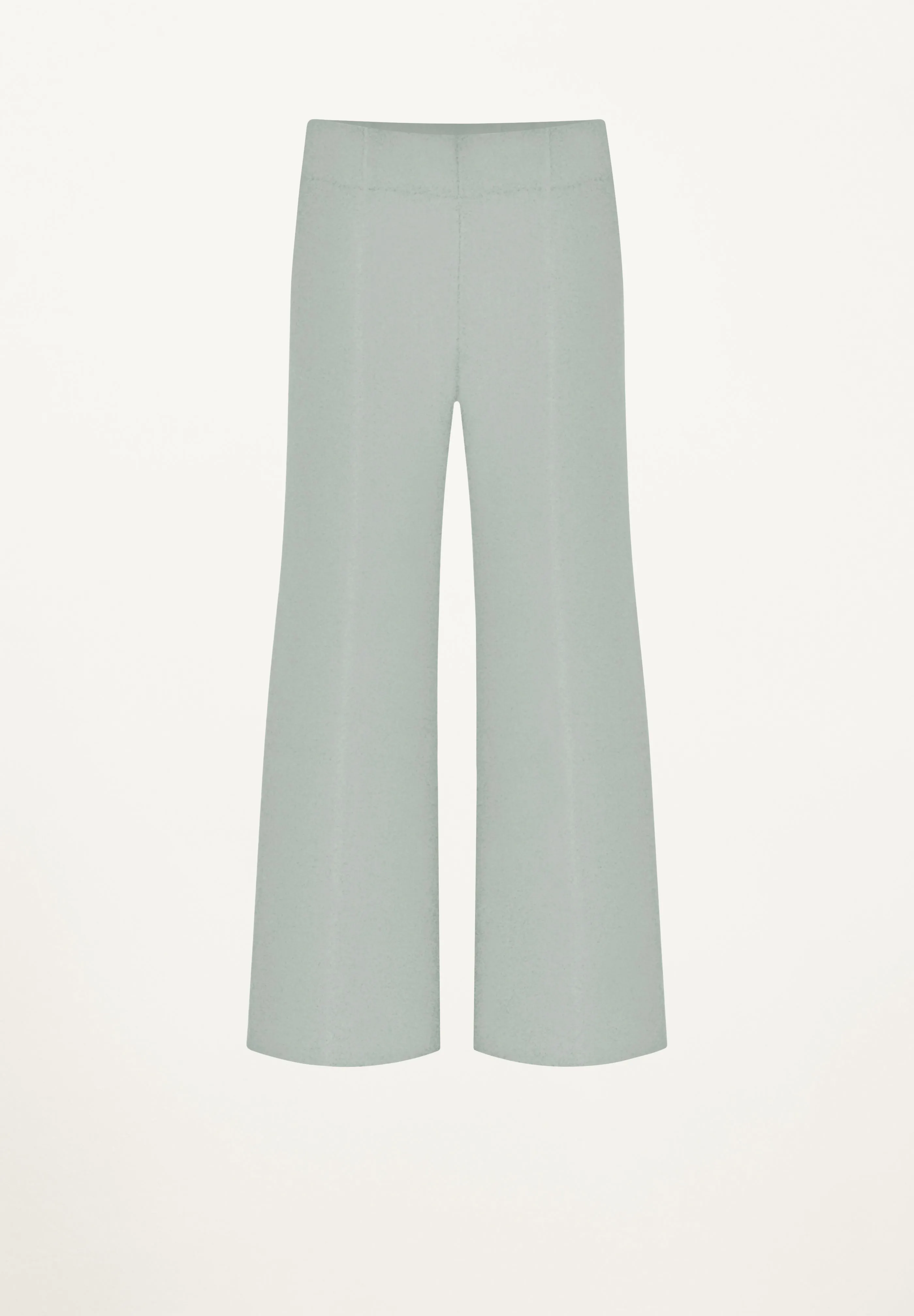 Gemma Crop Flared Pant in Jade