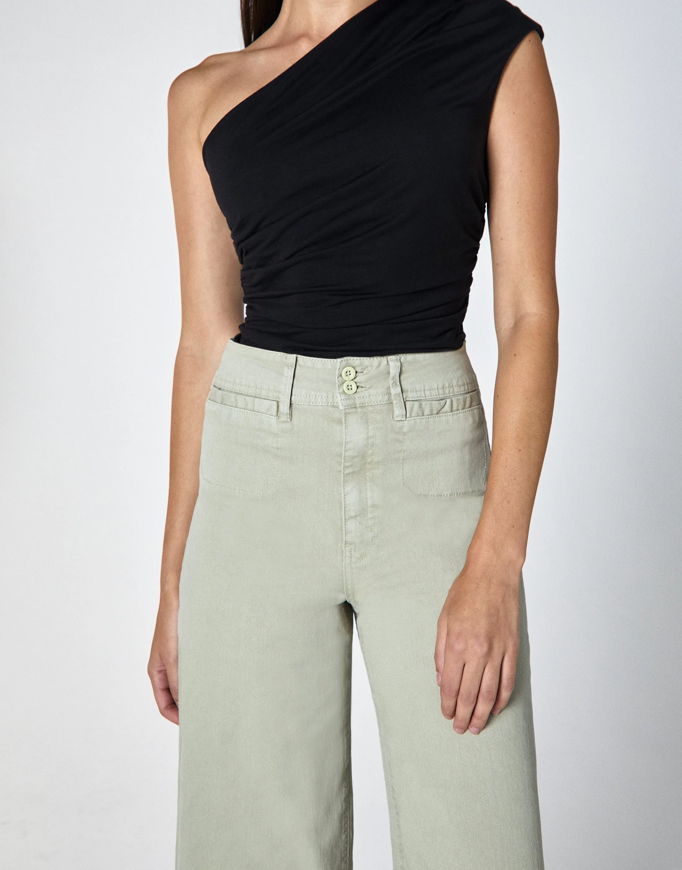 GEMMA High-Rise Mod Sailor in Oyster