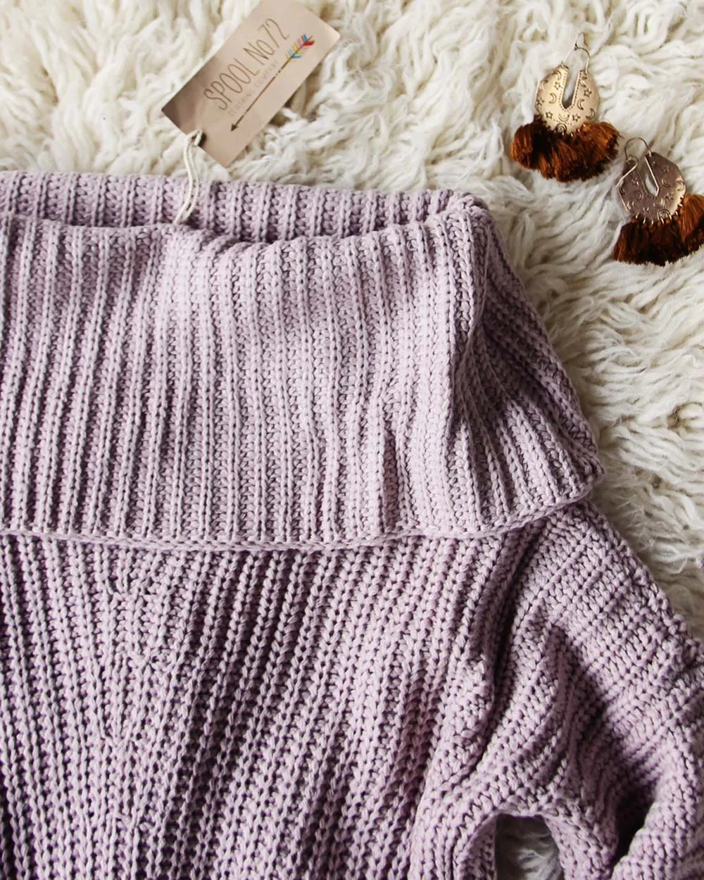 Gemma Knit Sweater in Mauve