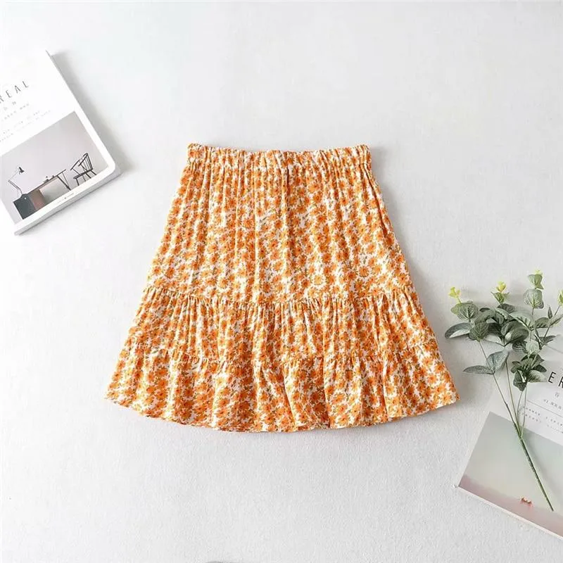 GEORGIA Bohemian Mini Skirt and Top Set