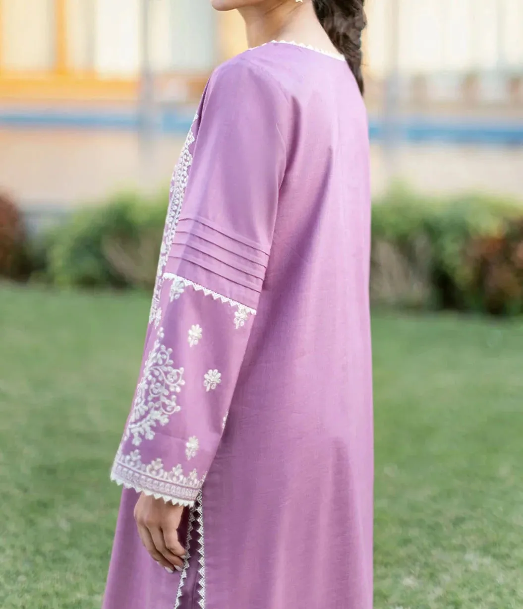 Grace W409-Embroidered 2pc marina dress
