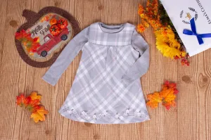 Gray 2 Piece Dress