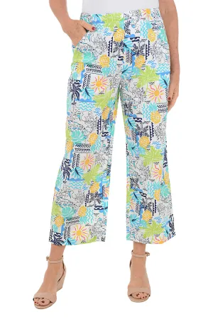 Grecian Coast Resort Crop Pant