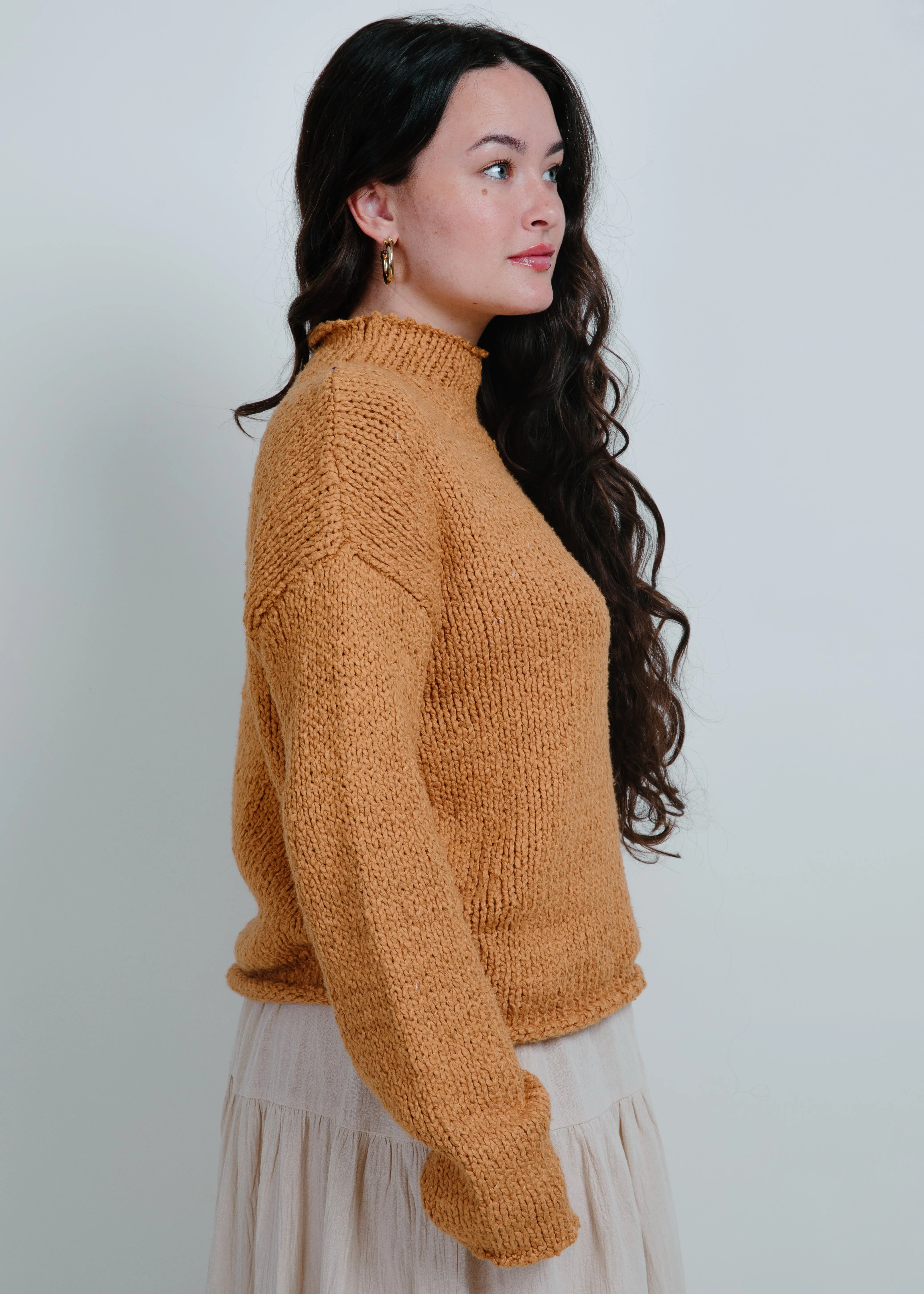Greta Camel Sweater