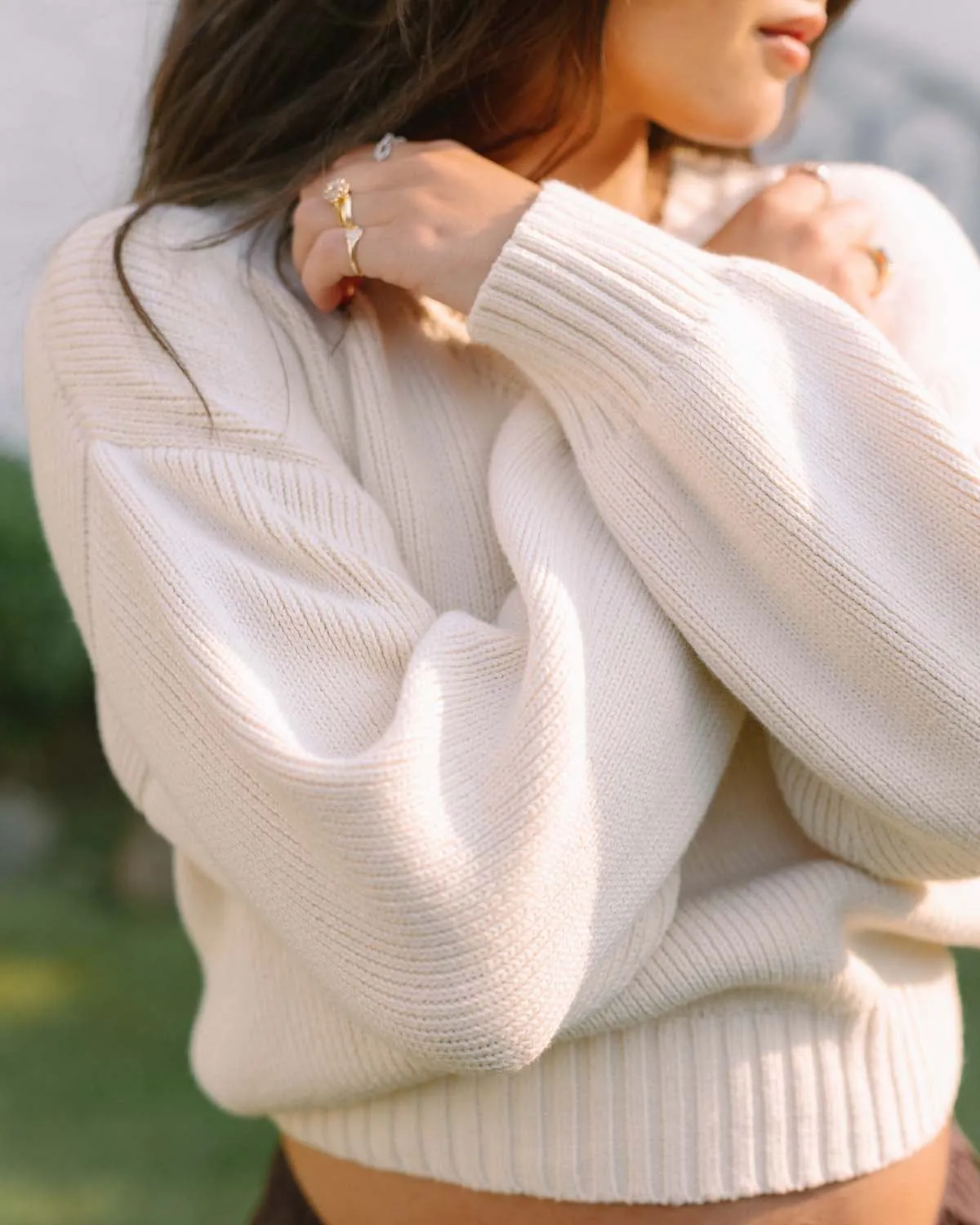 Groove Sweater | Cream