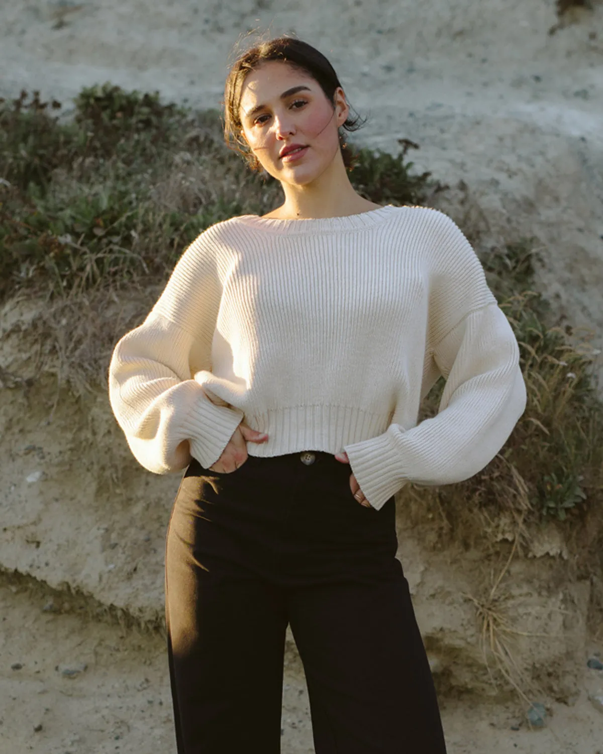 Groove Sweater | Cream