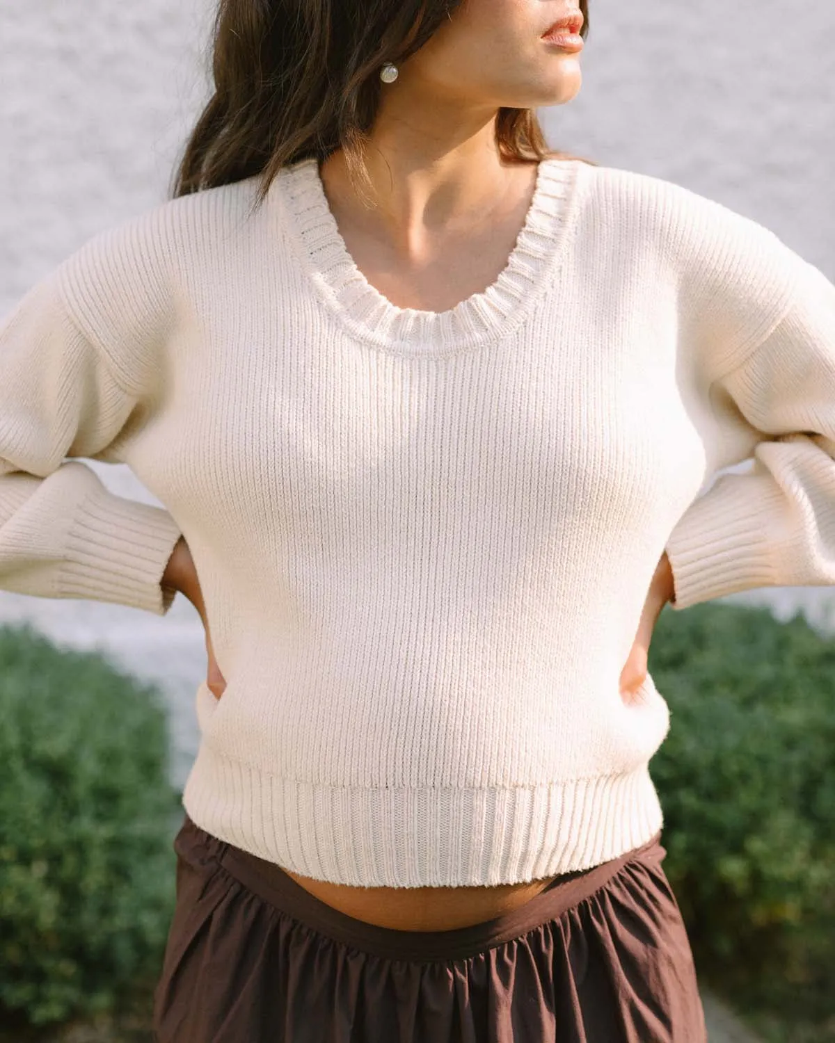 Groove Sweater | Cream