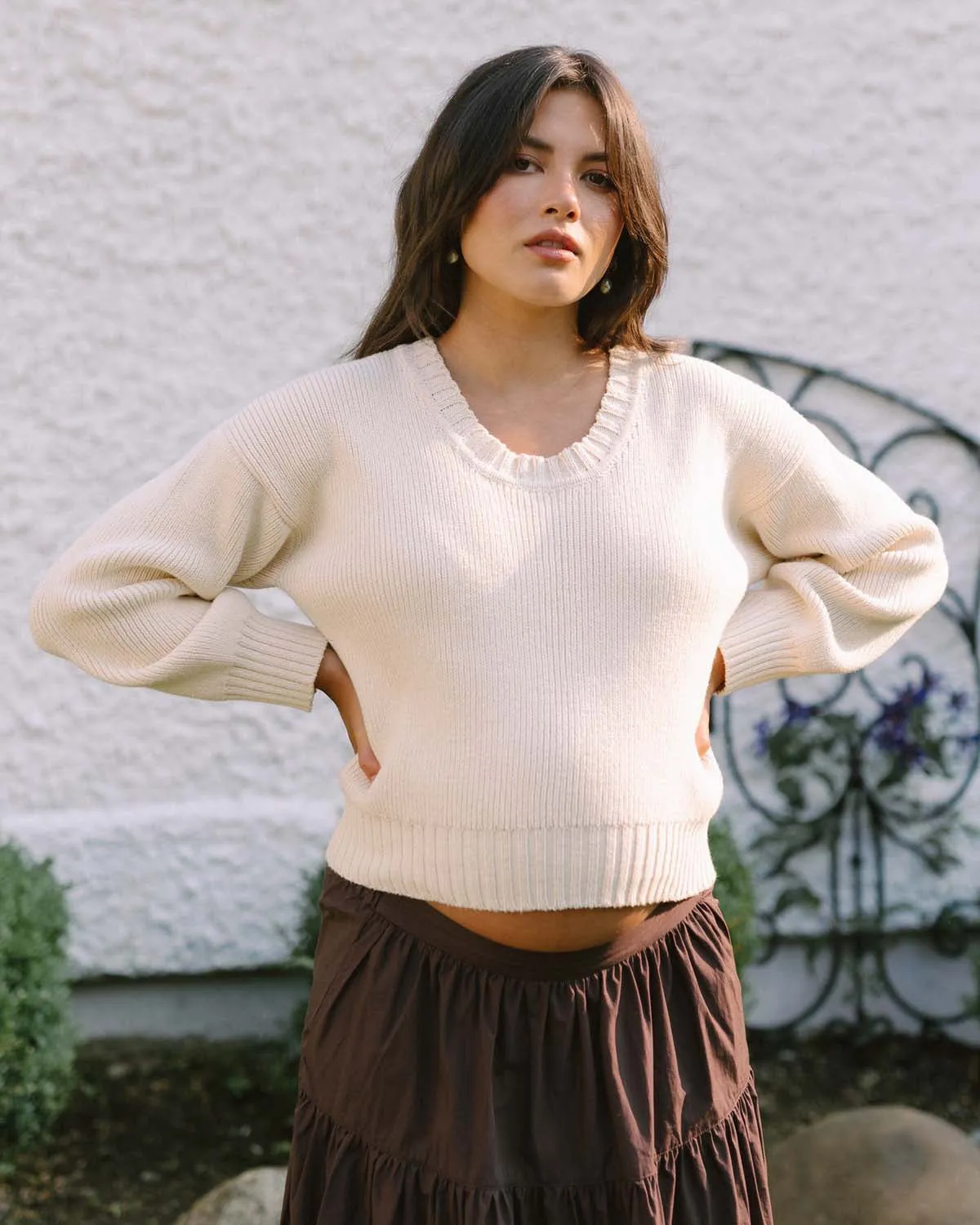 Groove Sweater | Cream