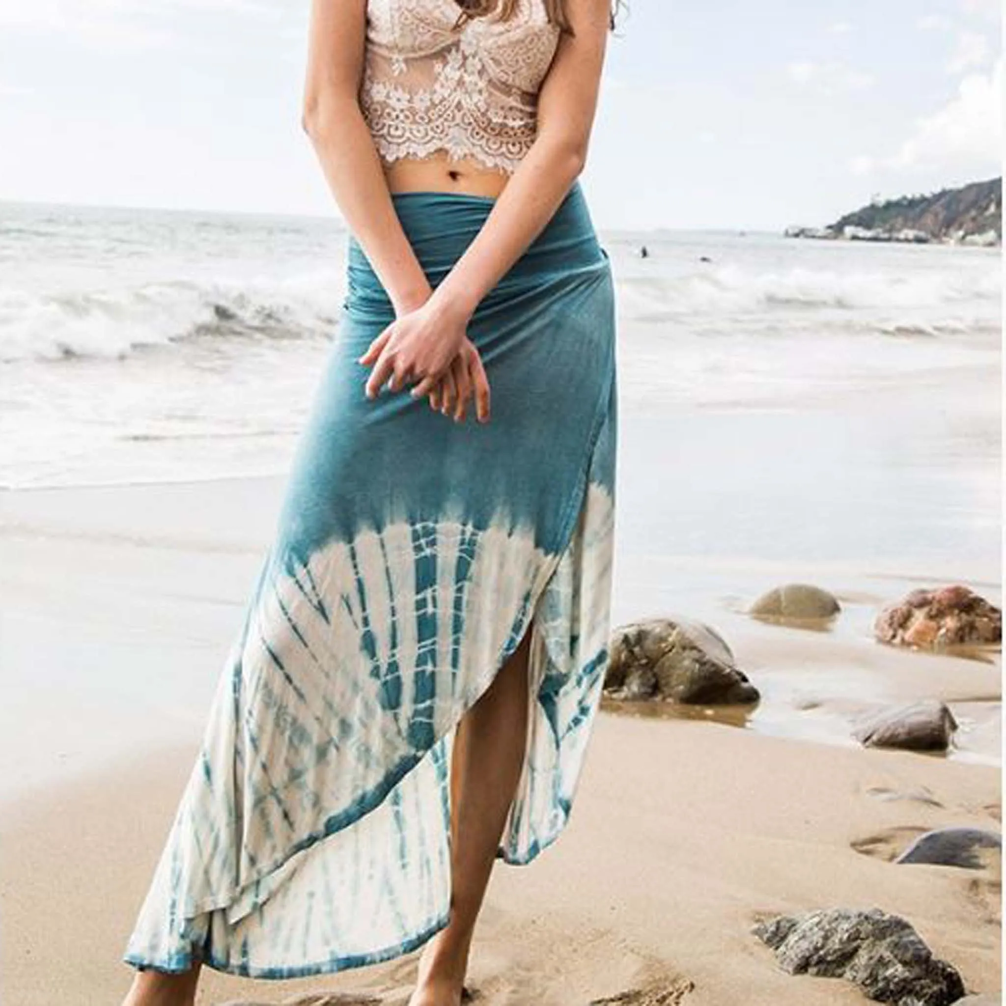 Gypsy Wrap Maxi Skirt