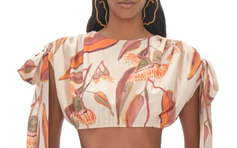 Halima Cropped-Halima Wrap Skirt ::RET