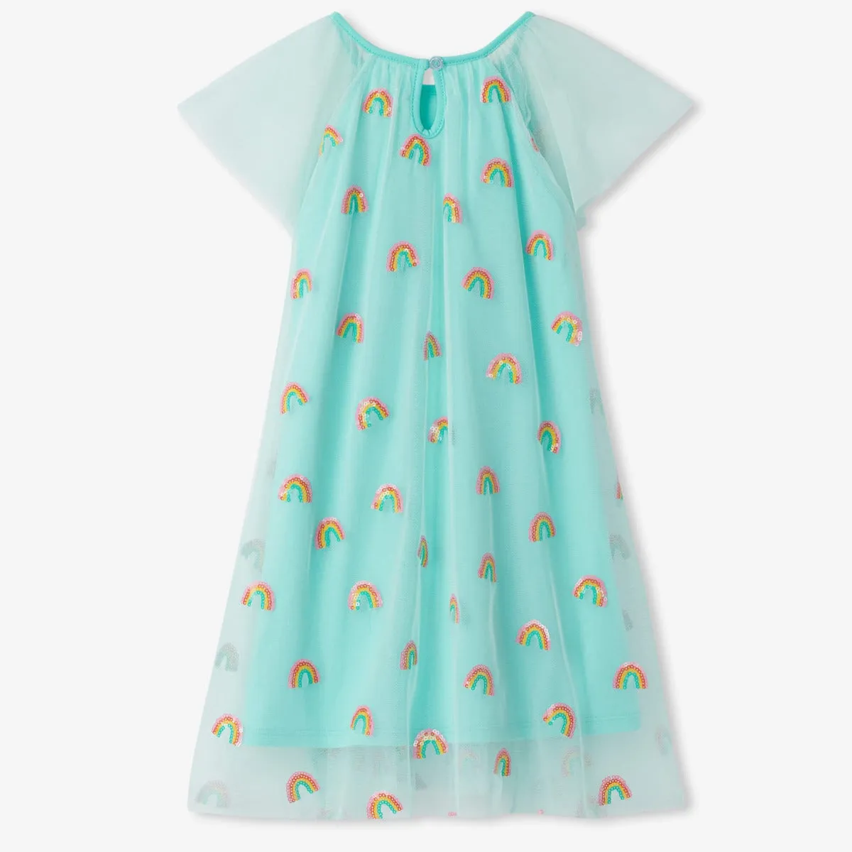 Hatley Tiered Tulle Dress - Shimmer Rainbows