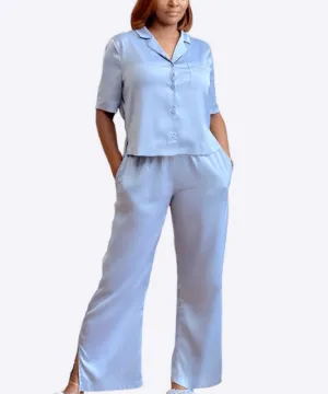 Heavenly Light Blue Lounge Pant Set