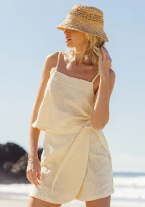 Helena Wrap Skirt - Butter