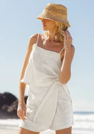 Helena Wrap Skirt -White