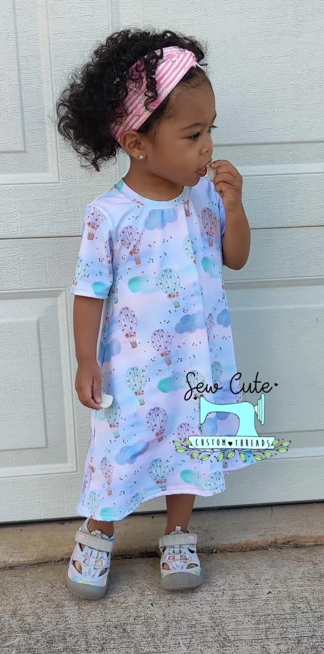 Hot air balloon  T-Shirt Dress