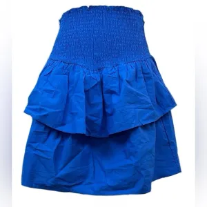 HT360 Collective Blue LAYERED RUFFLE MINI SKIRT Size Small NWT