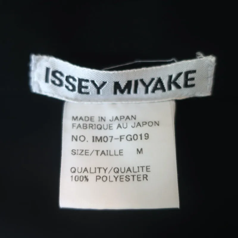 Issey Miyake Fringed Maxi Wrap Skirt Black Size Medium