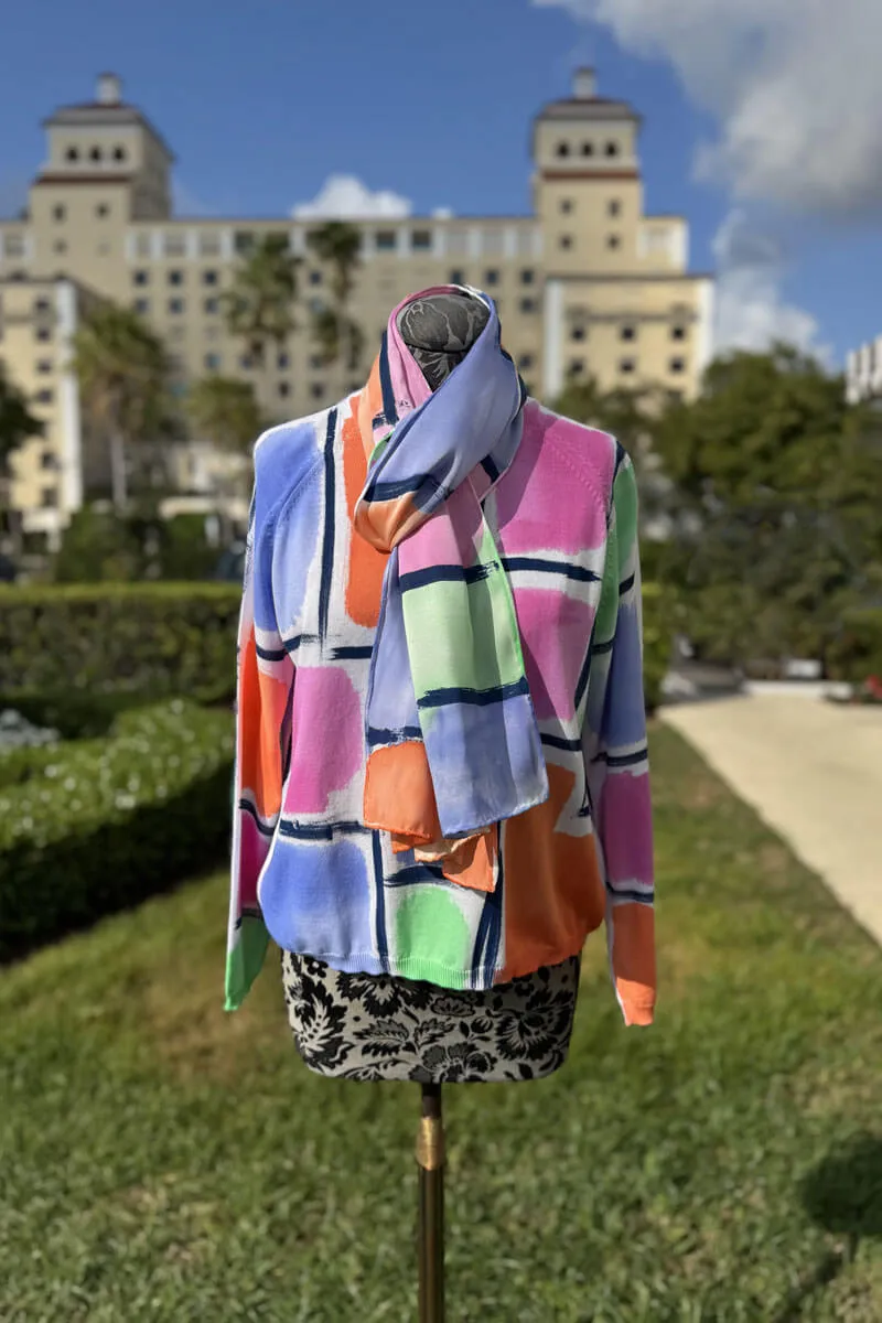 Italian Knit Sweater Set in Mimosa