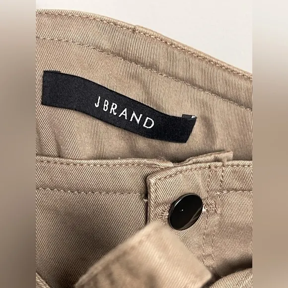 J Brand Tie Mini Skirt Myriam Skirt Size 26 Khaki Brown NWT