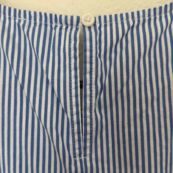 J. Crew Midi Sleeveless Tiered Striped Dress