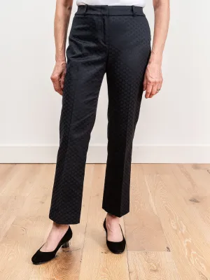 jacquard crop flare