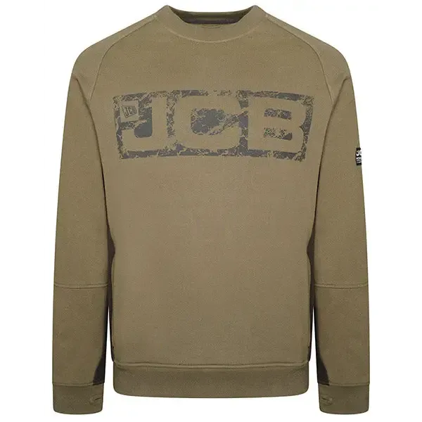 JCB Workwear Trade Crew Neck Sweatshirt Jumper JCB Branded