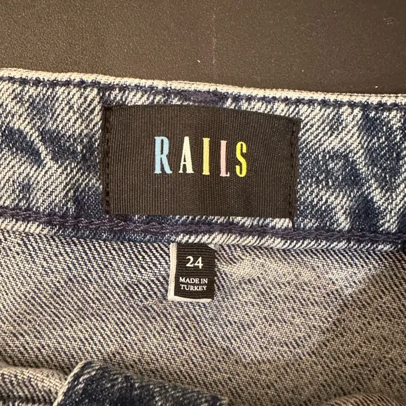 Jean Skirt by Rails The Oakwood Acid Patchwork mini skirt