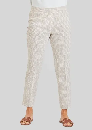 Joey Crop Jean - Nantucket Check