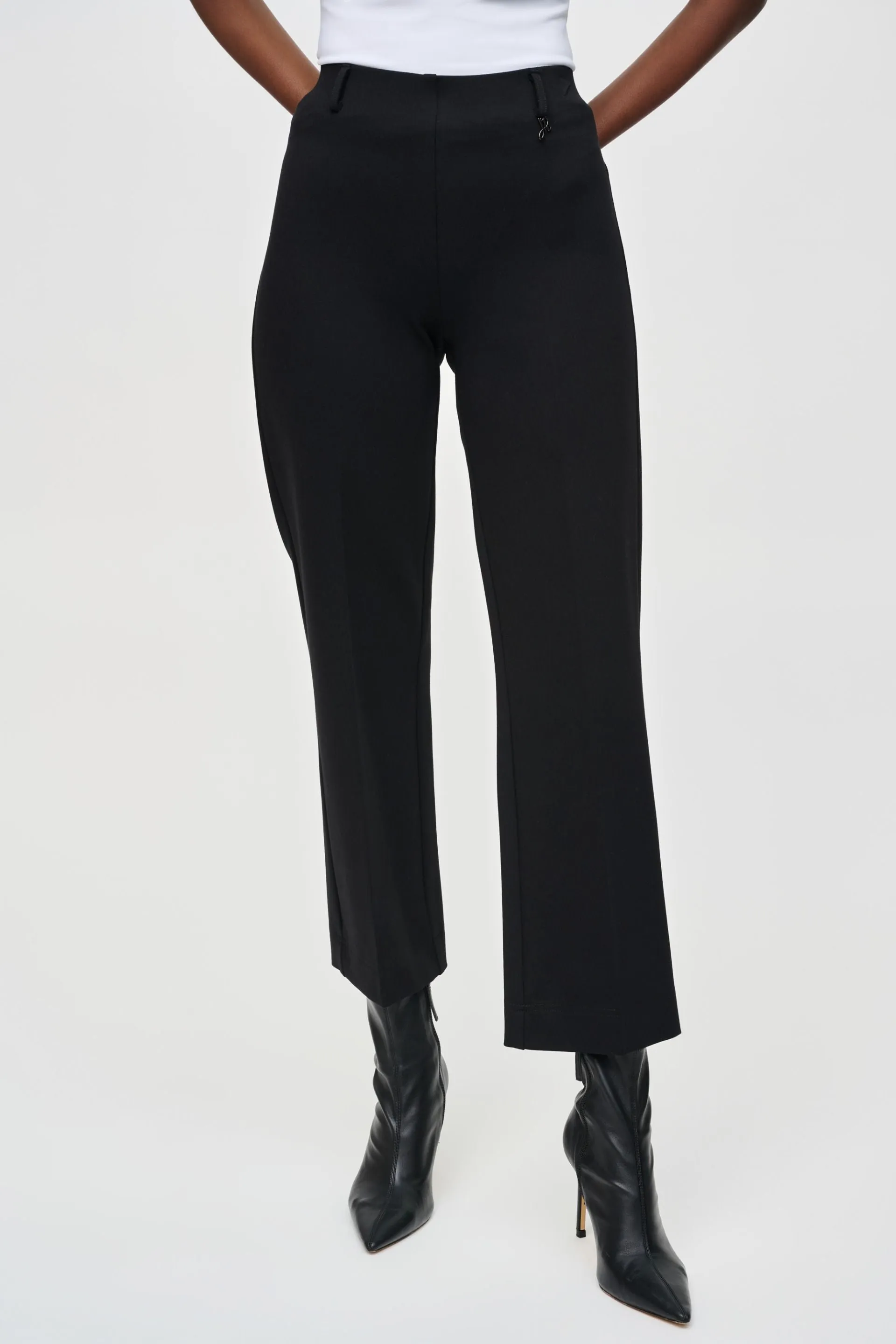 Joseph Ribkoff High Rise Straight Ankle Trouser Pants 243049