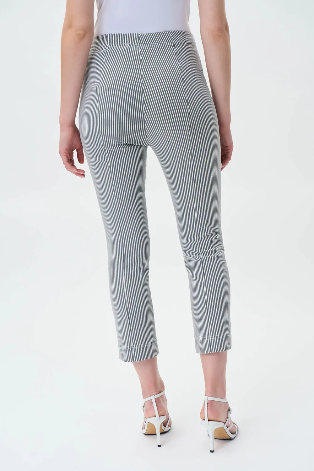 Joseph Ribkoff Striped Cropped Pants Jr231222