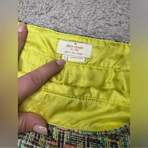 Kate Spade - Summer Harper Tweed Skirt - Size 2