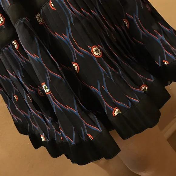KENZOxHM silk mini skirt