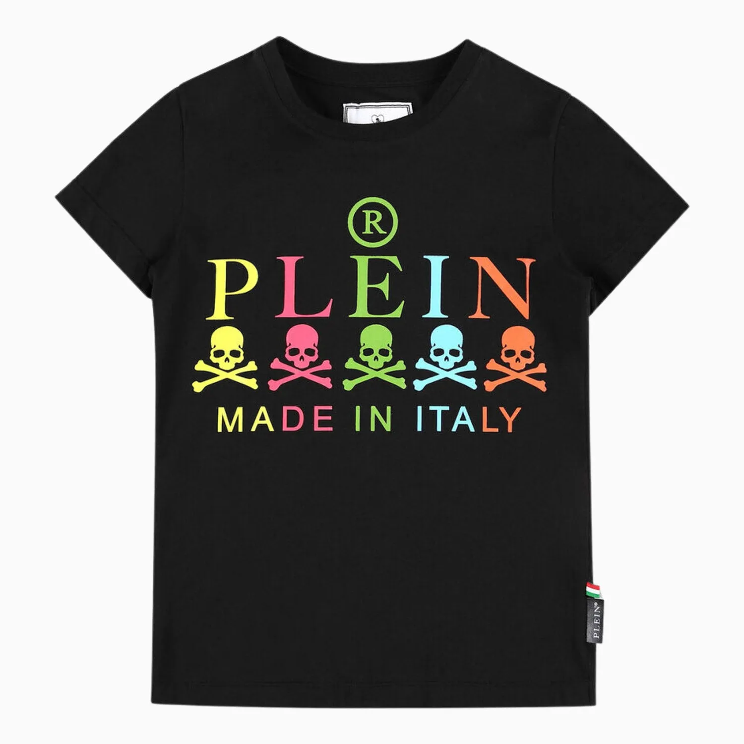 Kid's Skull And Plein Mini Me Short Sleeve T Shirt