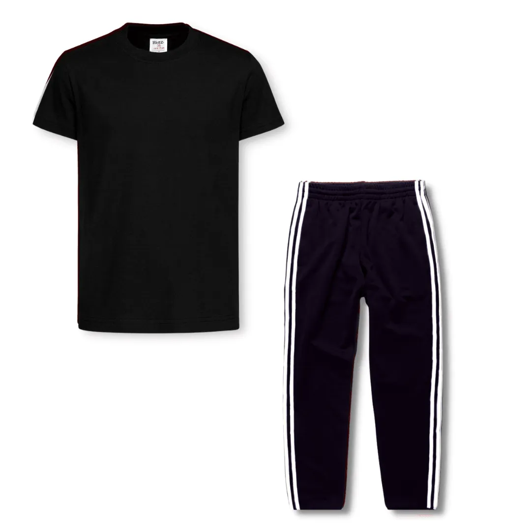 Kids Solid Unisex Night Suit (Short Sleeves)