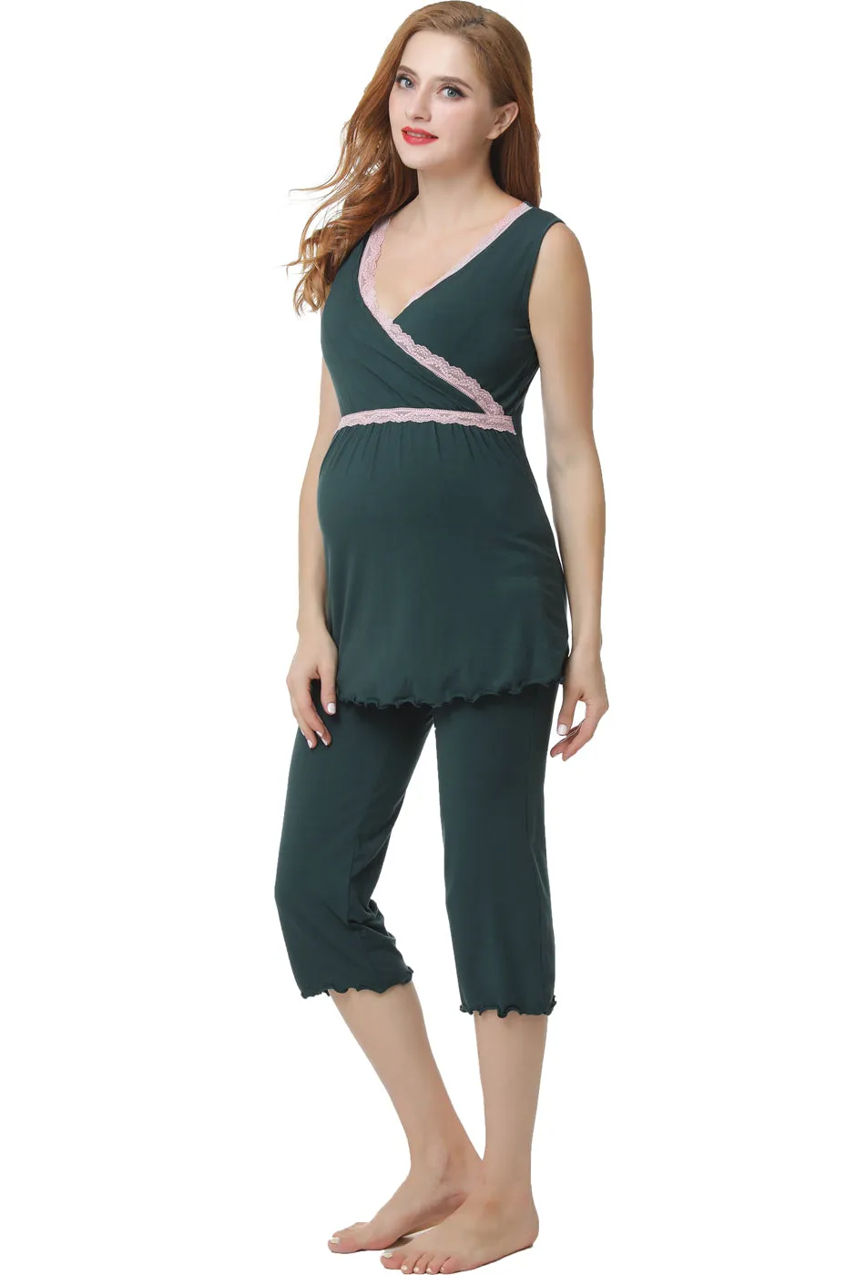 Kimi   Kai Maternity "Penny" Nursing PJ Set