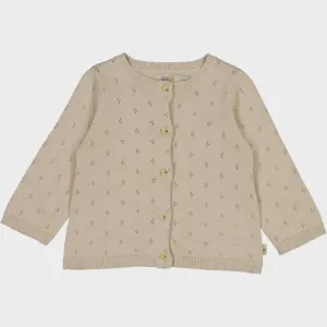 Knit Cardigan Baby Maia in Fossil