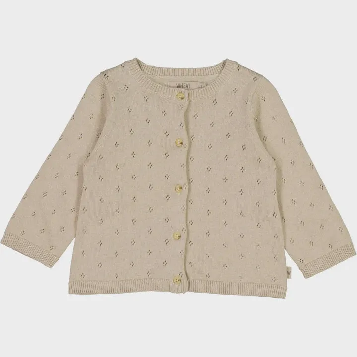 Knit Cardigan Baby Maia in Fossil