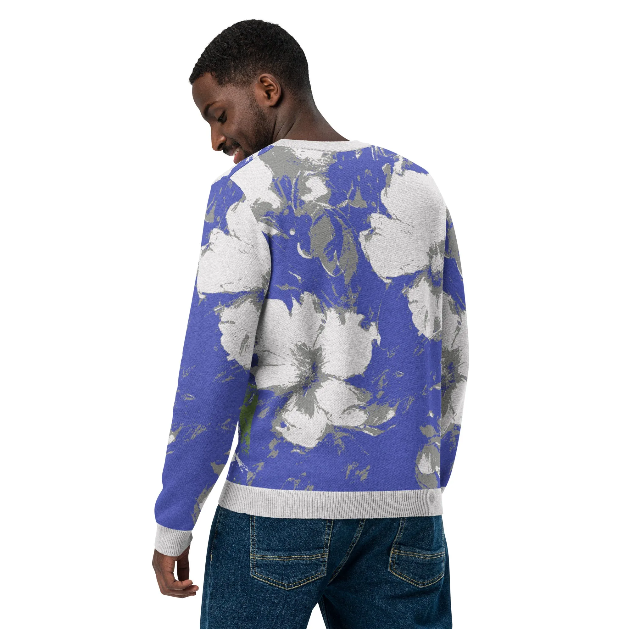 Knitted crew neck sweater XS to 3 XL