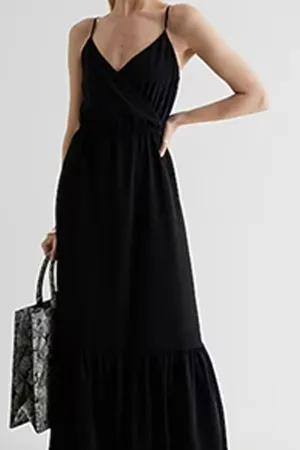 Kozani Black Dress