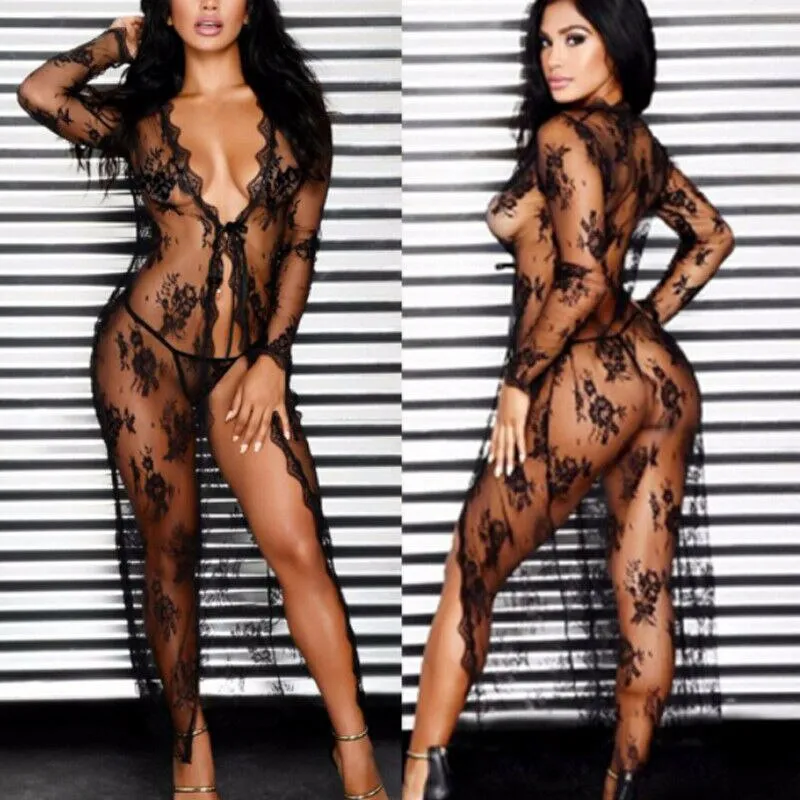 Lace Hollow Out Swimwear Wrap Bikini Cover Up