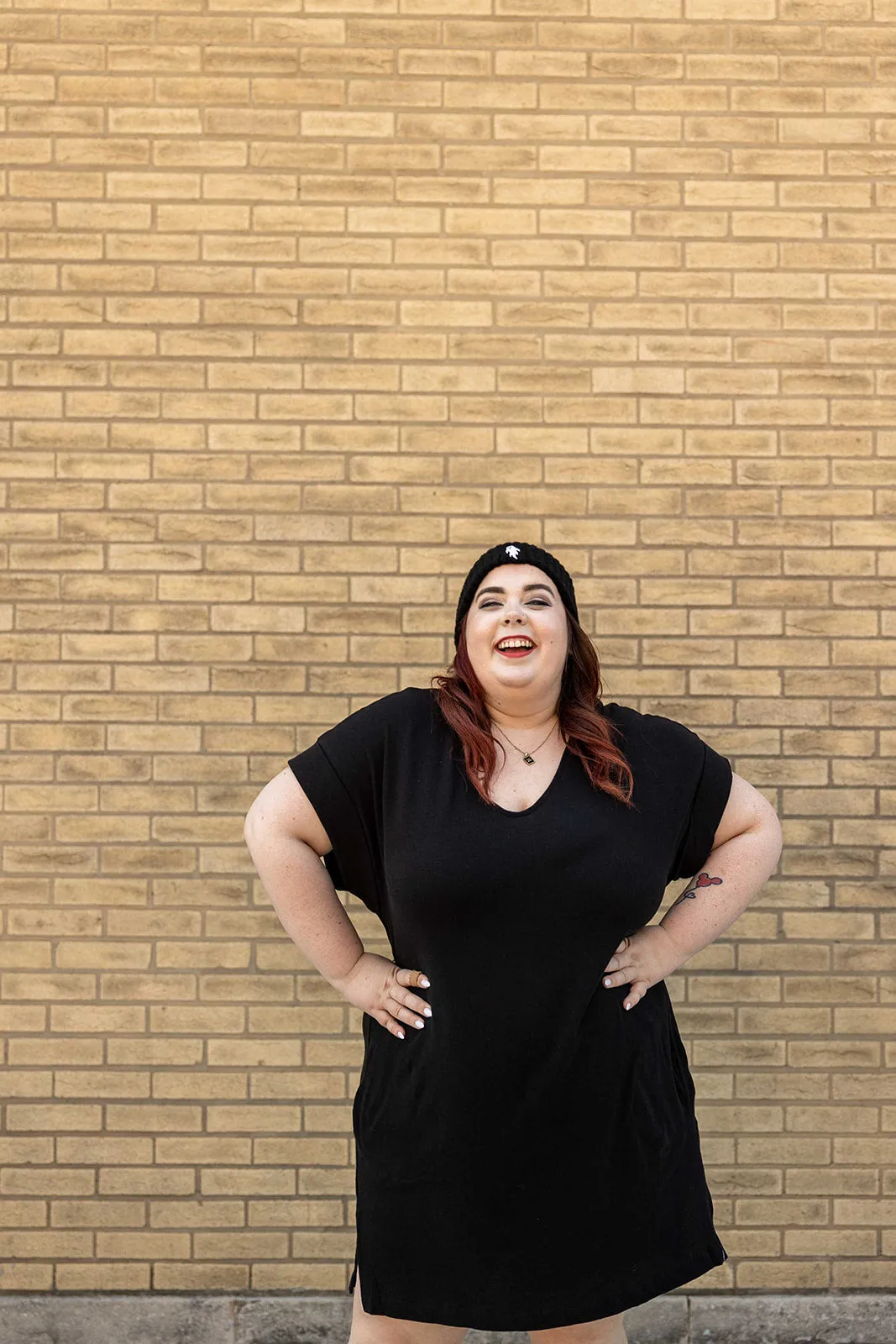 liberty dress in black