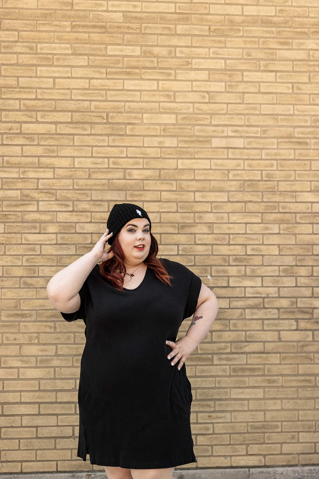 liberty dress in black