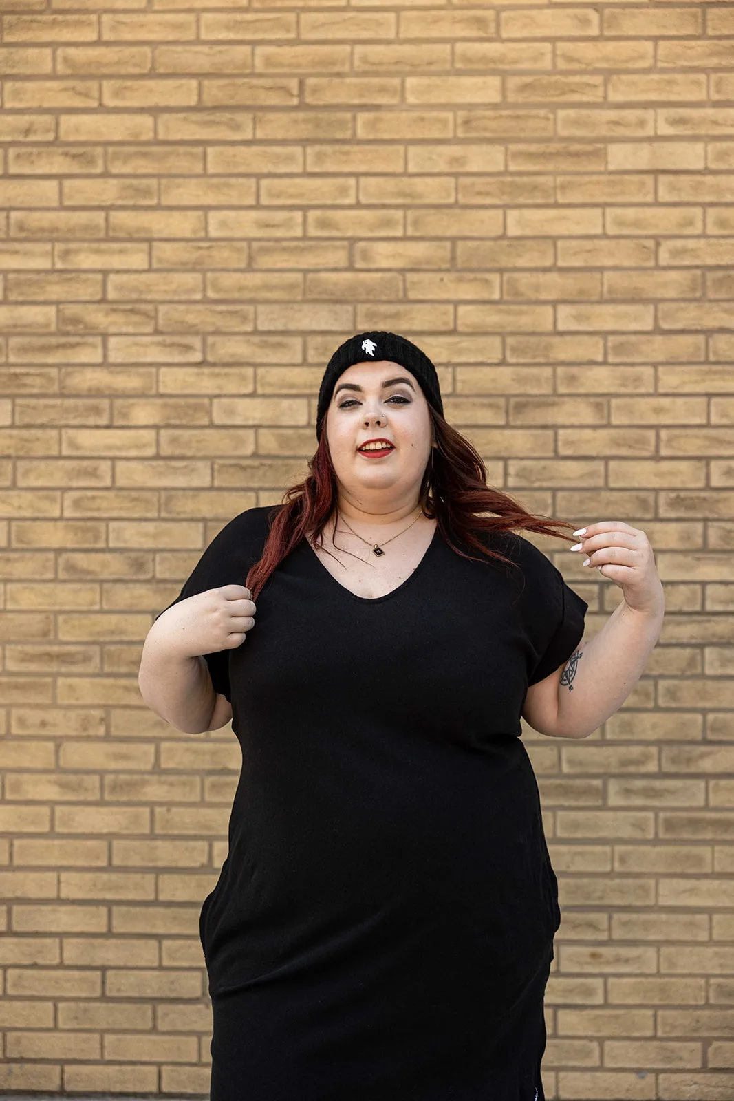 liberty dress in black