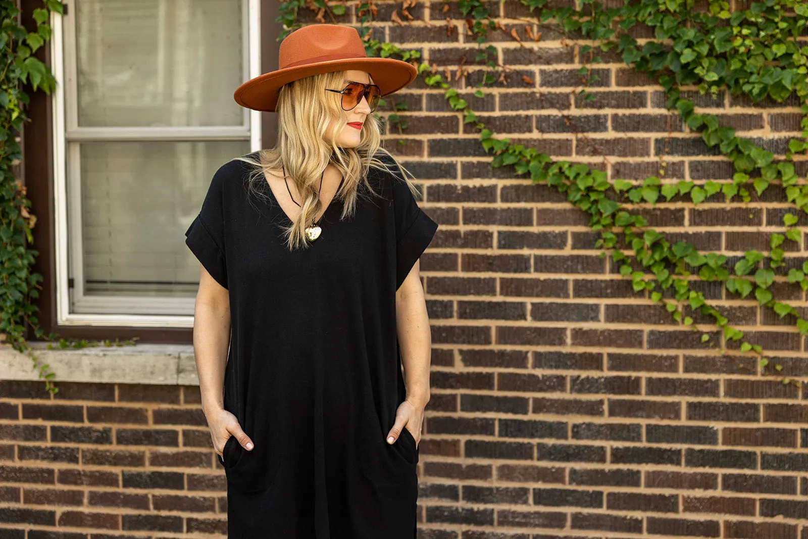 liberty dress in black