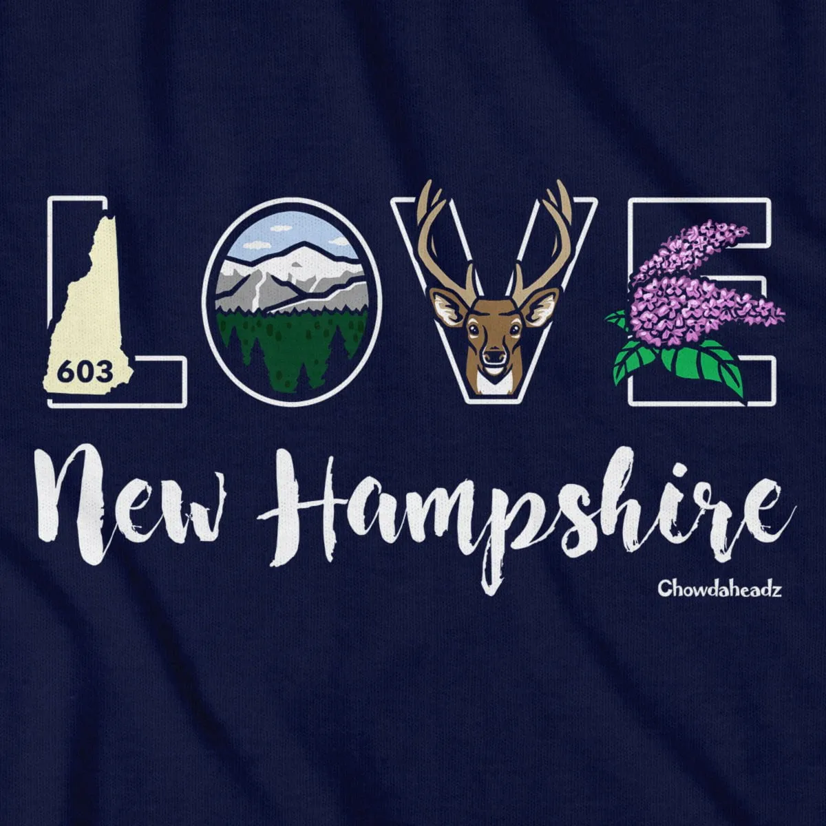 Lifestyle Love New Hampshire T-Shirt