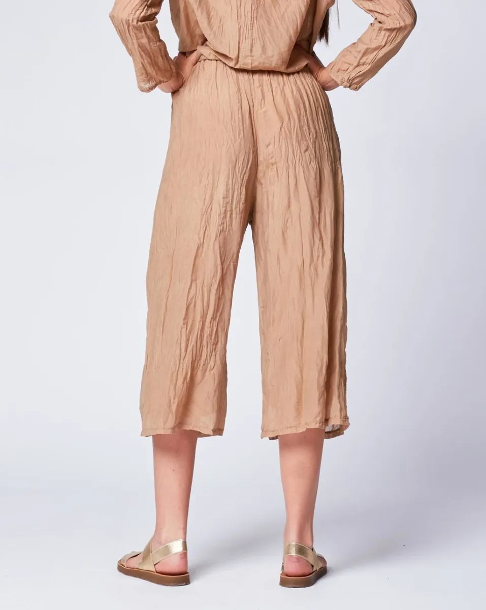 Light Crinkle Palazzo Pant
