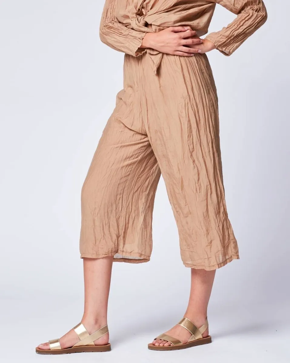 Light Crinkle Palazzo Pant